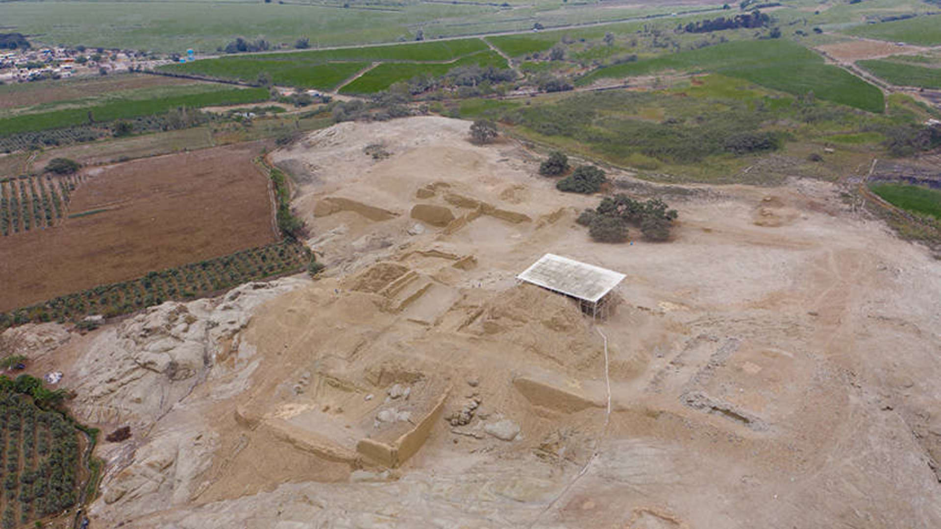 Panamarca Panorama: aerial drone image of the Panamarca site