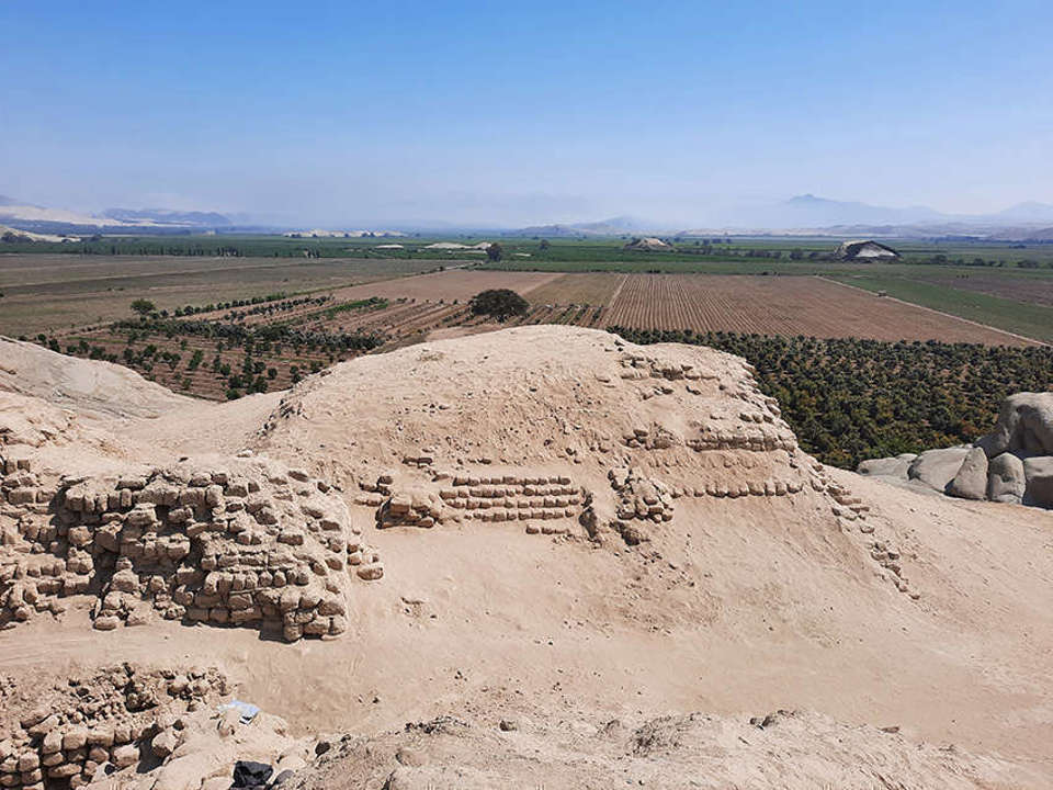 The area of the pillared building at Pañamarca