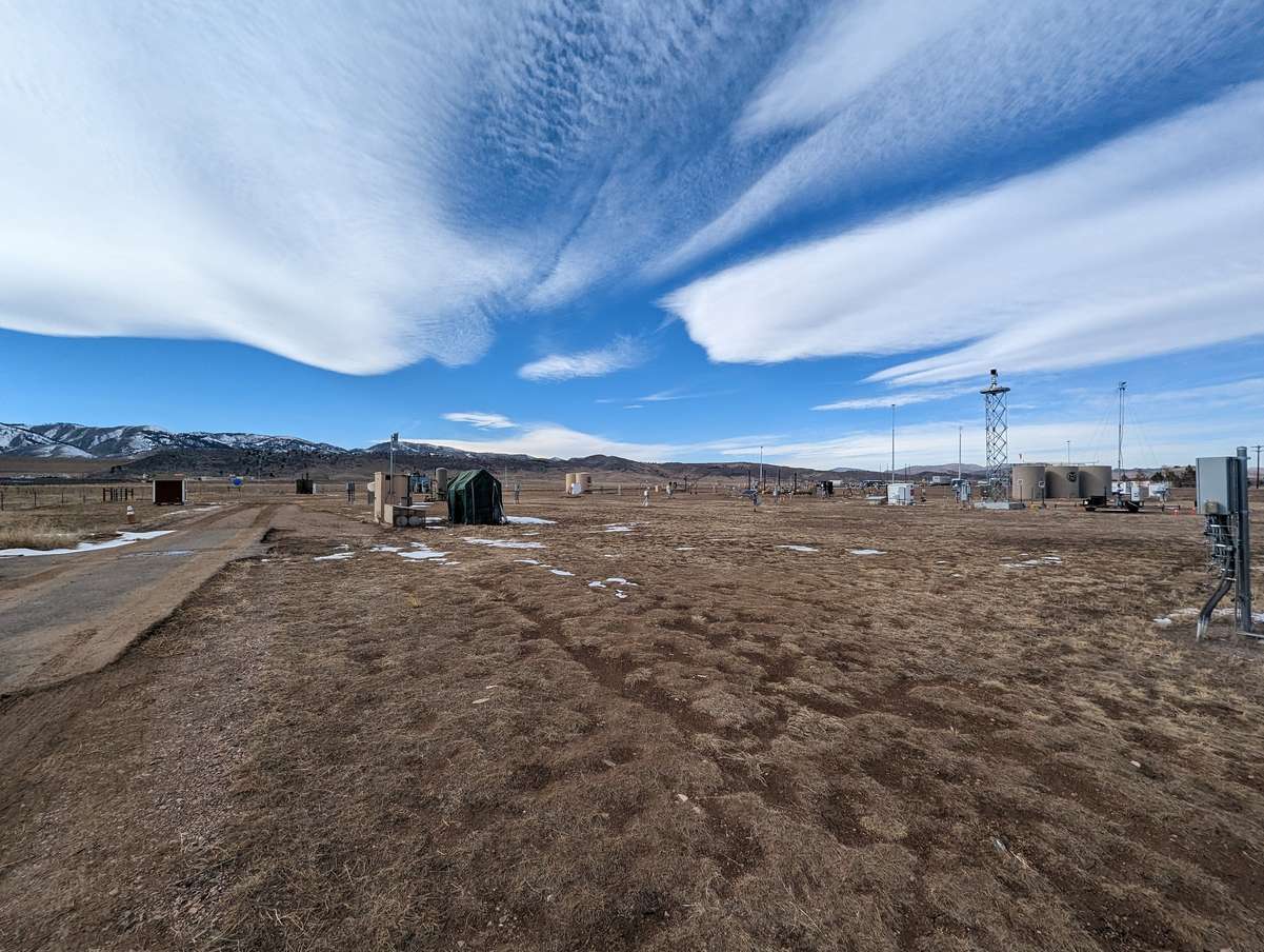 Blue hexagon with the words Institute for Science & Policy and an image of a text box