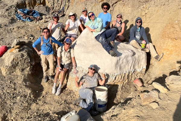 Team at dig site
