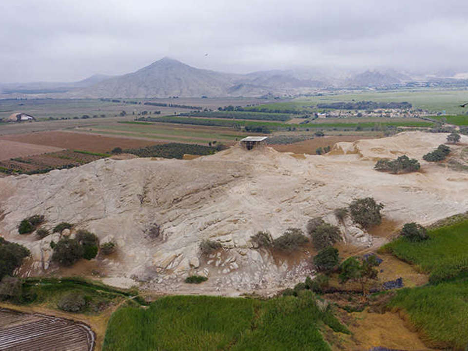 Panamarca Panorama: aerial drone image of the Panamarca site