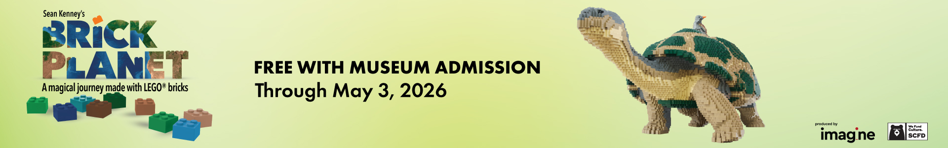 Enjoy Brick Planet at DMNS