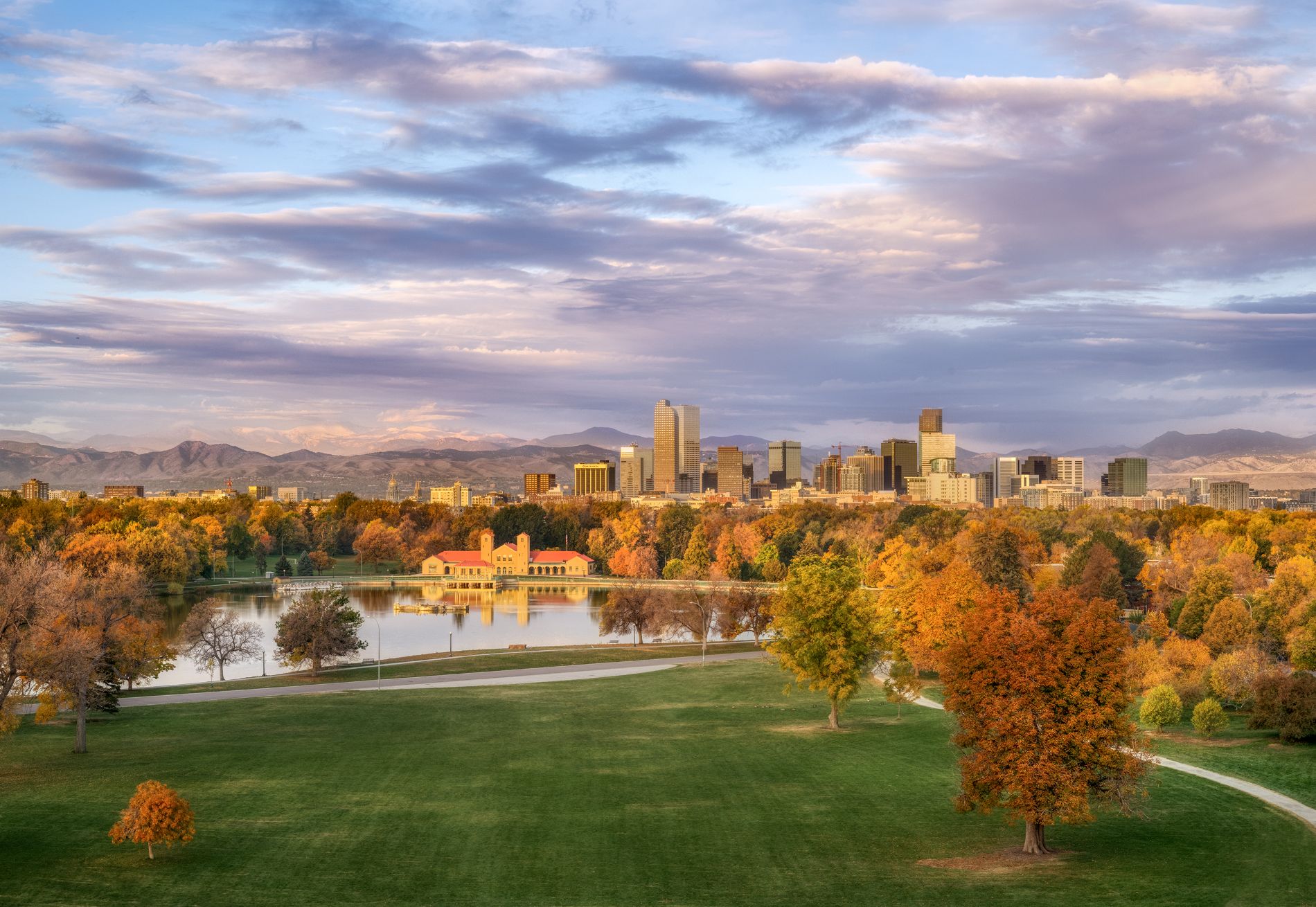The city of Denver skyline, taken from the Anschutz Family Sky Terrace on Oct. 24, 2025. (Photo/ Rick Wicker)