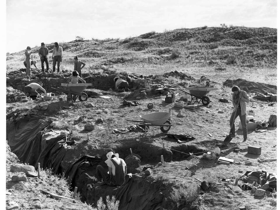 Original photograph from the WS Ranch site during excavation